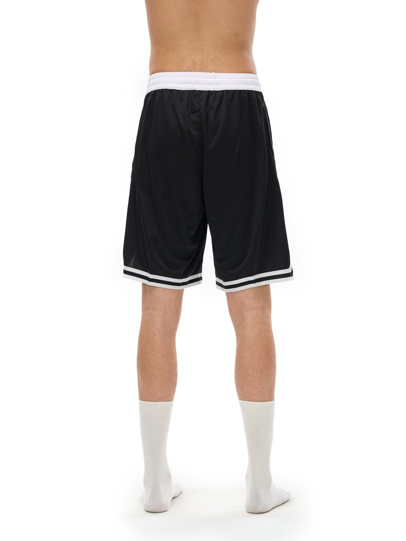 Classic Stripe Trim Basketball Shorts