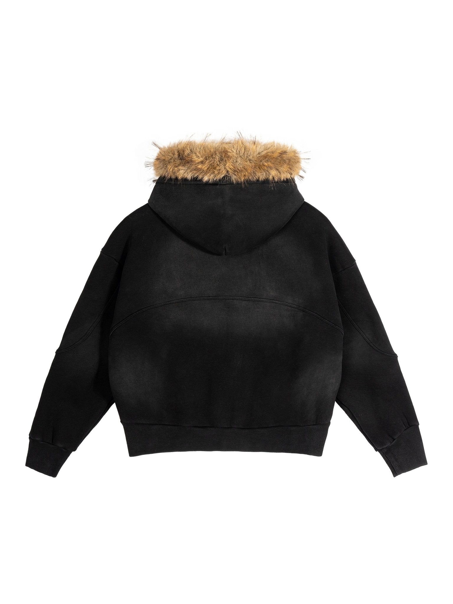 New Gang Detachable Fur Hoodie